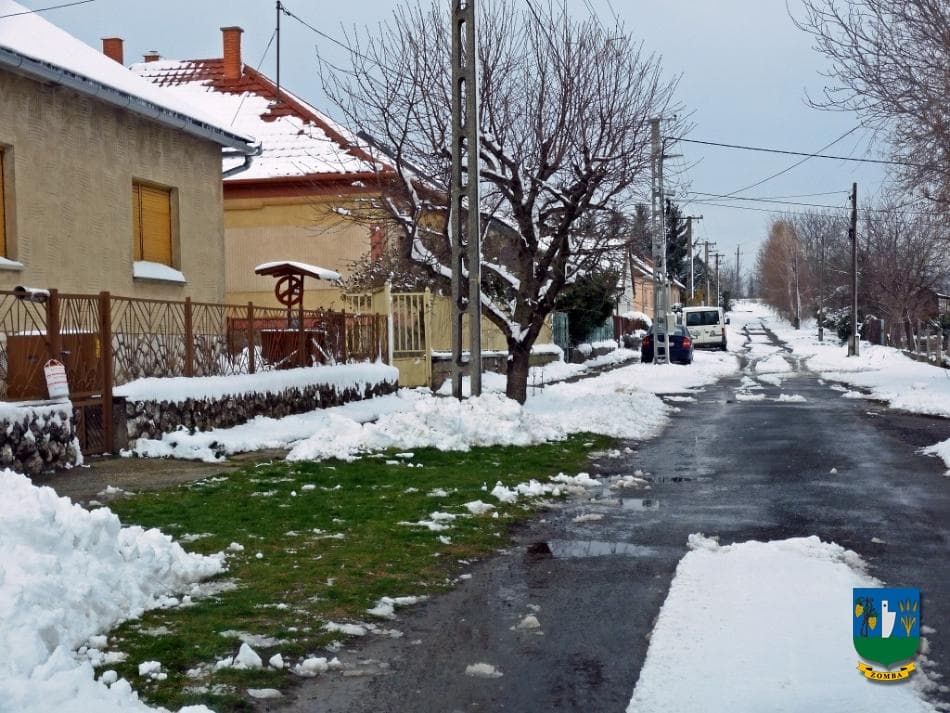 2020. március 23-24. Havazás Zombán