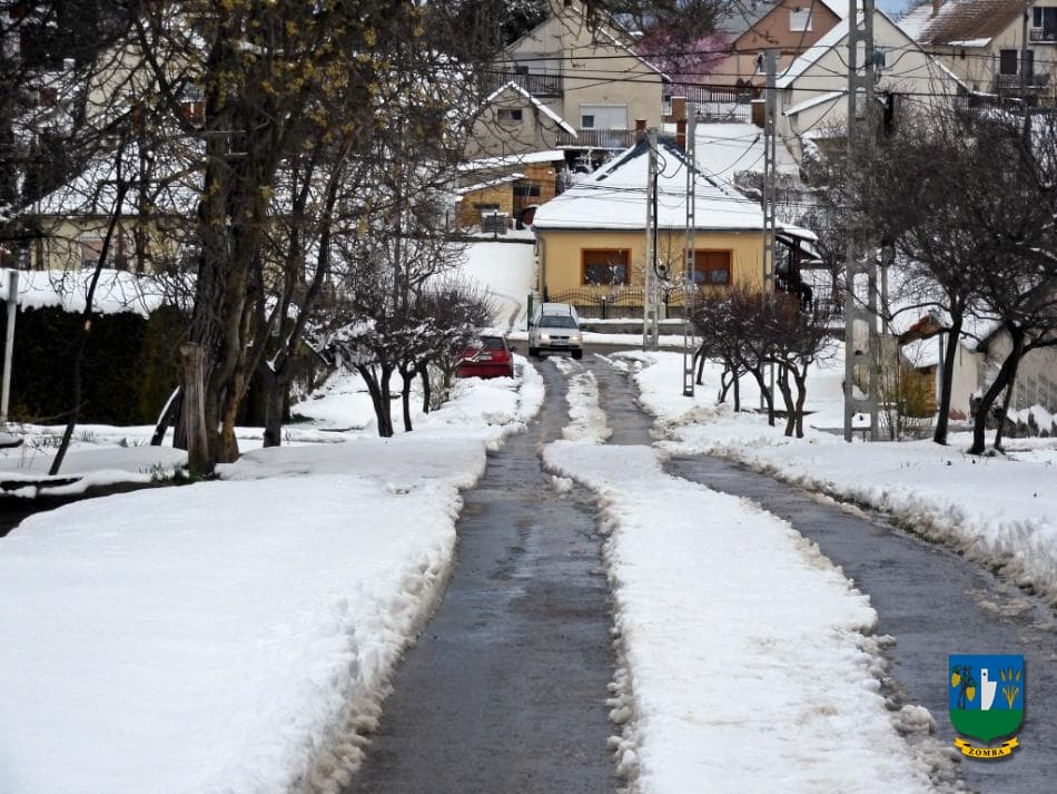 2020. március 23-24. Havazás Zombán