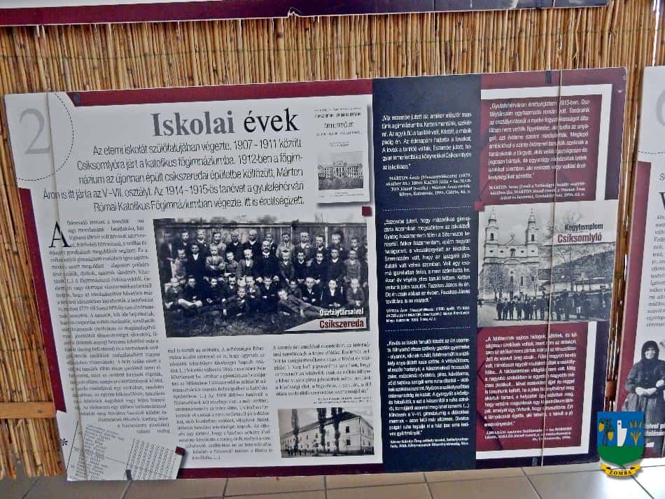 2016. november 9. Nemzetiségek és Kultúrák Hete, Márton Áron kiállítás