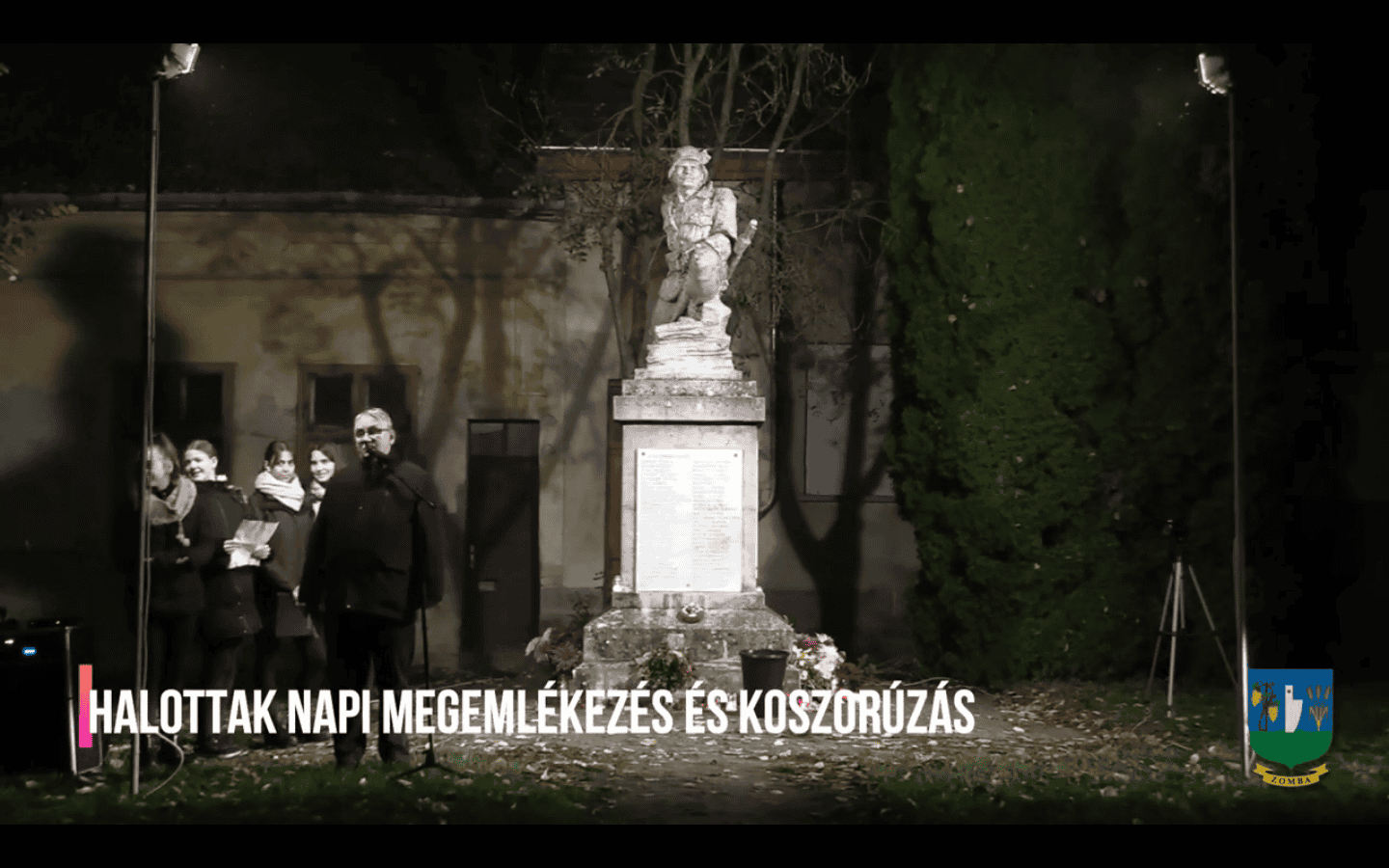 Halottak napi megemlékezés és koszorúzás