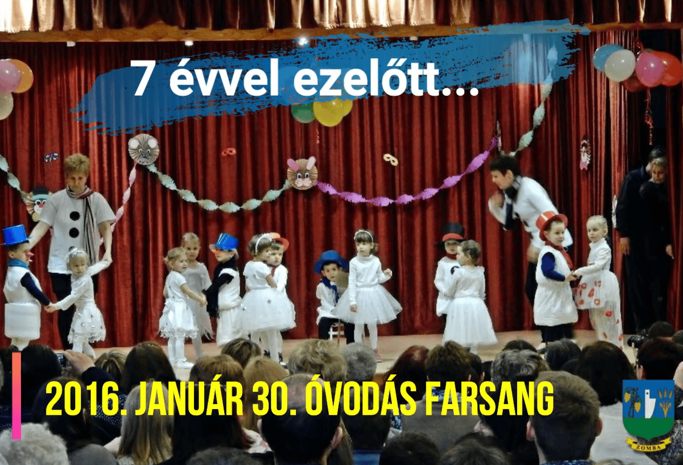 7 évvel ezelőtt, Óvodás farsang (2016)